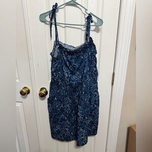 torrid blue romper